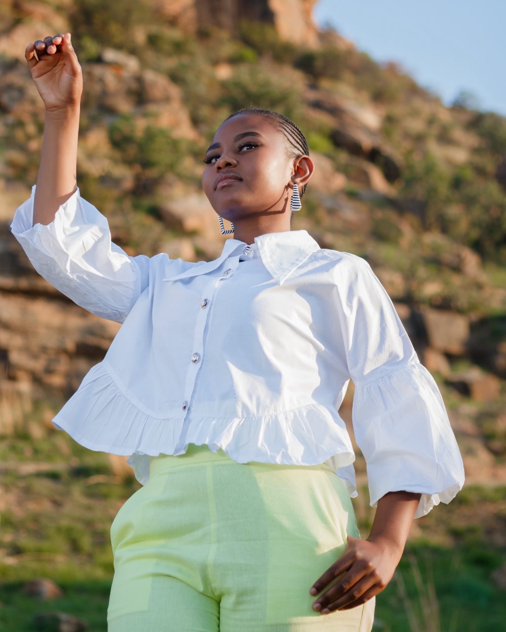 Amandla set (sunny lime)