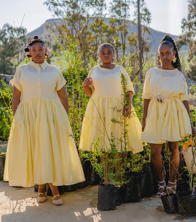 Amandla oversized dress [midi-length]